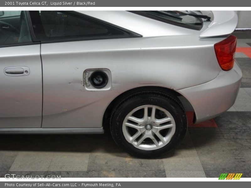 Liquid Silver / Black/Red 2001 Toyota Celica GT