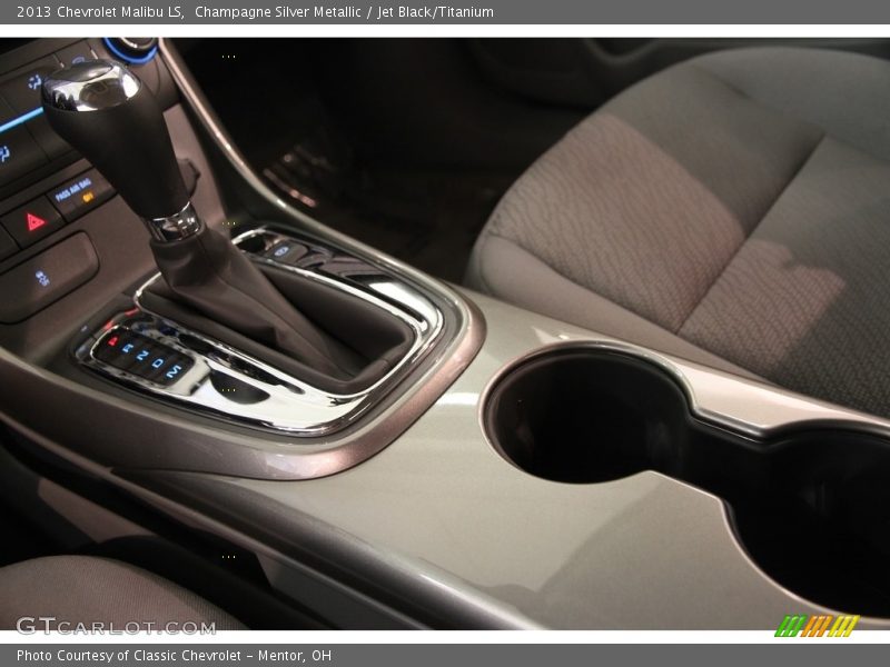Champagne Silver Metallic / Jet Black/Titanium 2013 Chevrolet Malibu LS