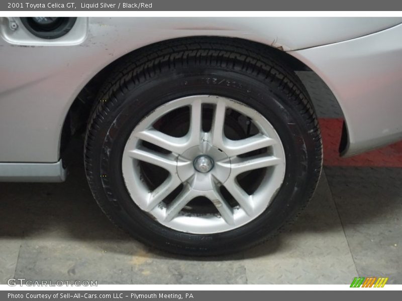 Liquid Silver / Black/Red 2001 Toyota Celica GT