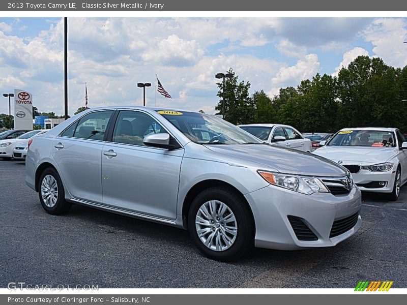 Classic Silver Metallic / Ivory 2013 Toyota Camry LE