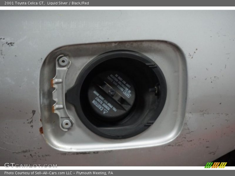 Liquid Silver / Black/Red 2001 Toyota Celica GT