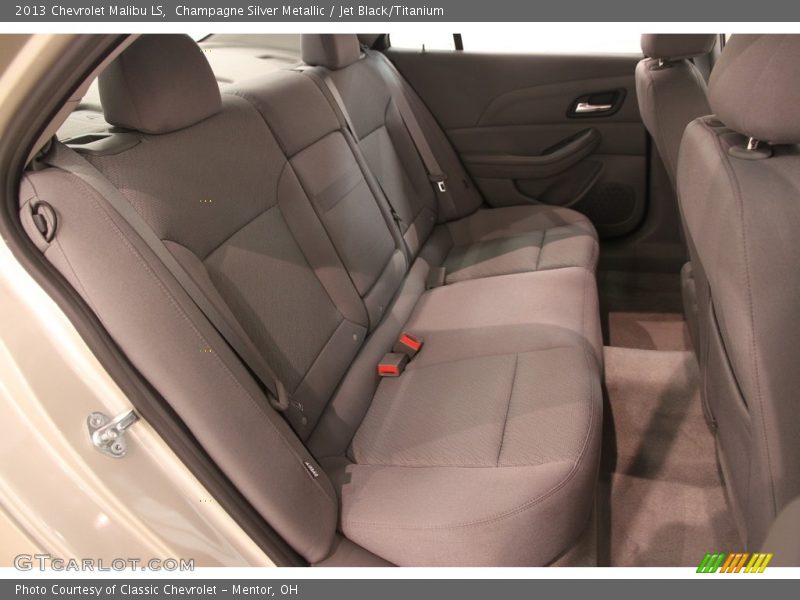 Champagne Silver Metallic / Jet Black/Titanium 2013 Chevrolet Malibu LS