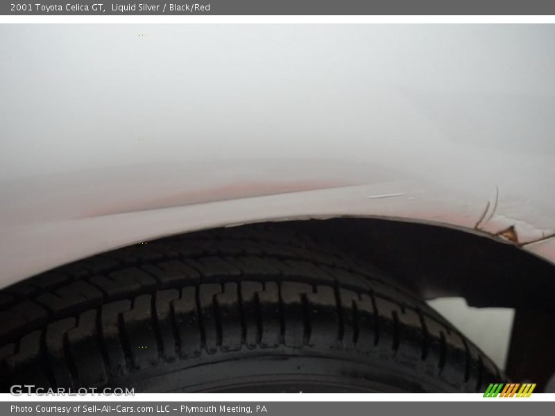 Liquid Silver / Black/Red 2001 Toyota Celica GT