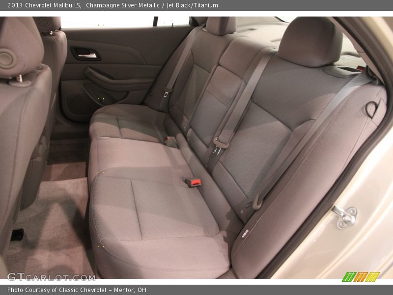 Champagne Silver Metallic / Jet Black/Titanium 2013 Chevrolet Malibu LS