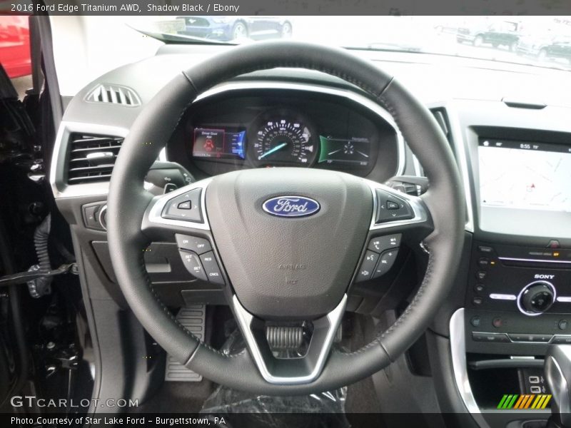 Shadow Black / Ebony 2016 Ford Edge Titanium AWD