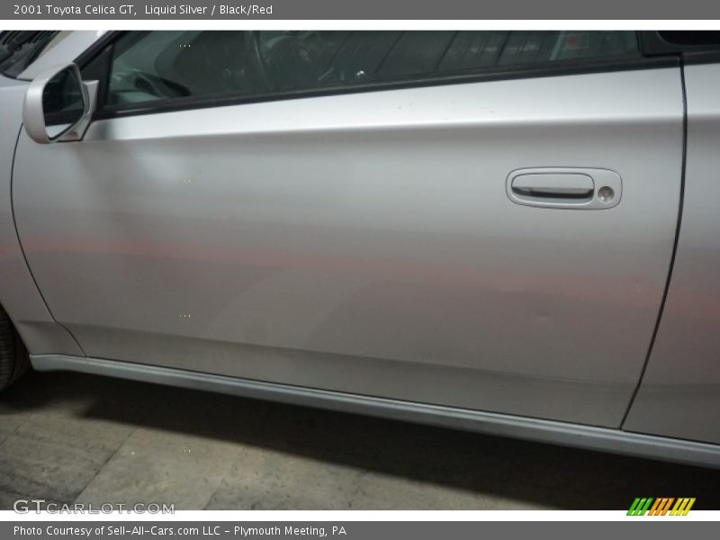 Liquid Silver / Black/Red 2001 Toyota Celica GT