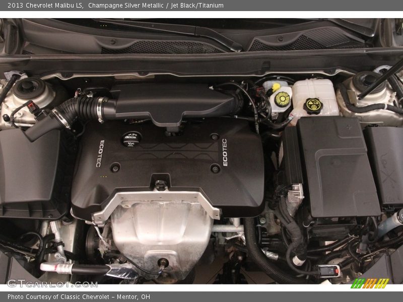 Champagne Silver Metallic / Jet Black/Titanium 2013 Chevrolet Malibu LS