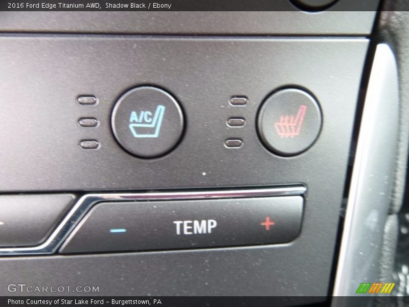 Shadow Black / Ebony 2016 Ford Edge Titanium AWD