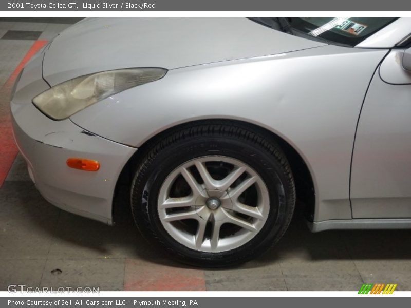 Liquid Silver / Black/Red 2001 Toyota Celica GT