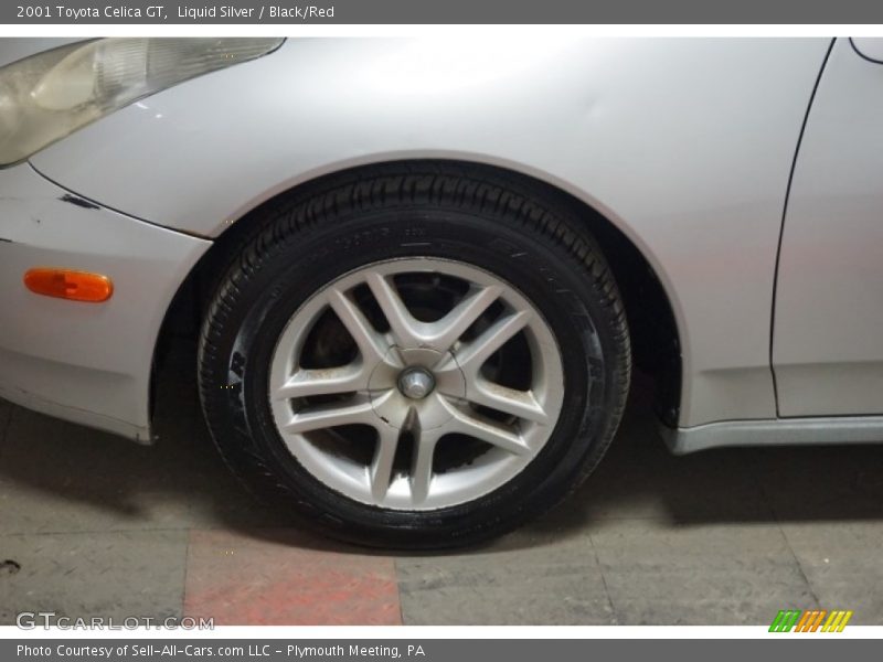Liquid Silver / Black/Red 2001 Toyota Celica GT