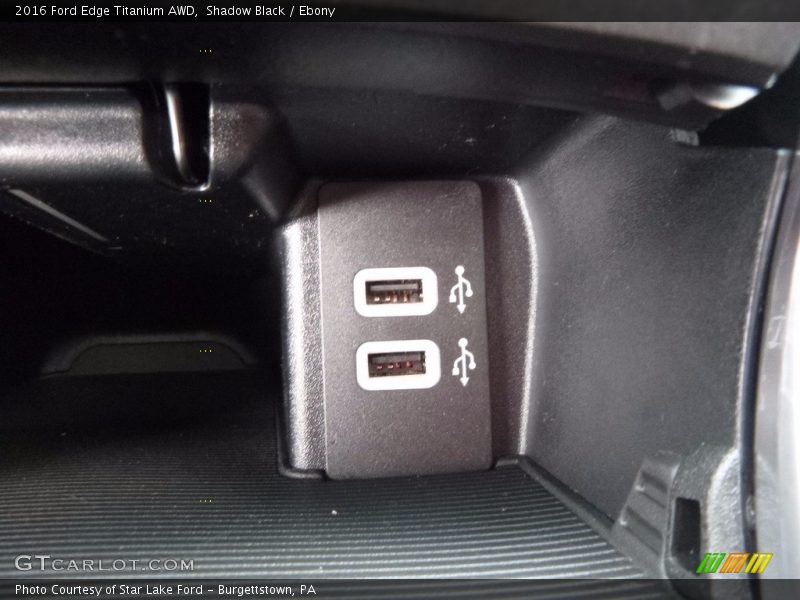 Shadow Black / Ebony 2016 Ford Edge Titanium AWD