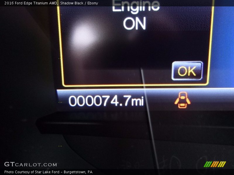 Shadow Black / Ebony 2016 Ford Edge Titanium AWD