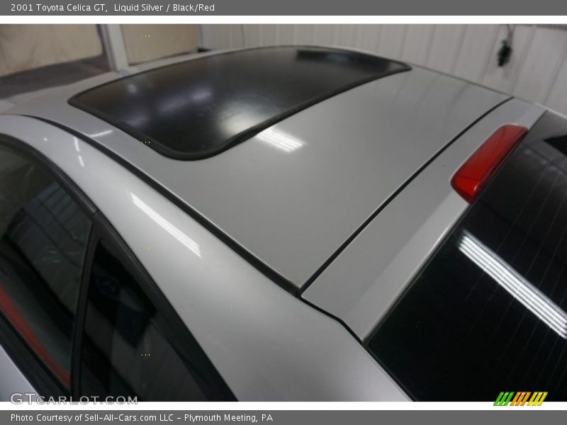 Liquid Silver / Black/Red 2001 Toyota Celica GT