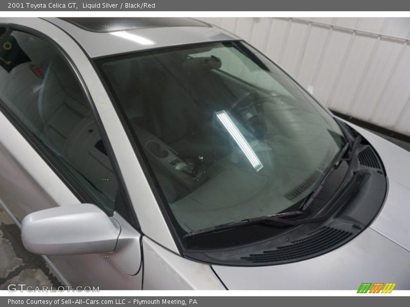 Liquid Silver / Black/Red 2001 Toyota Celica GT