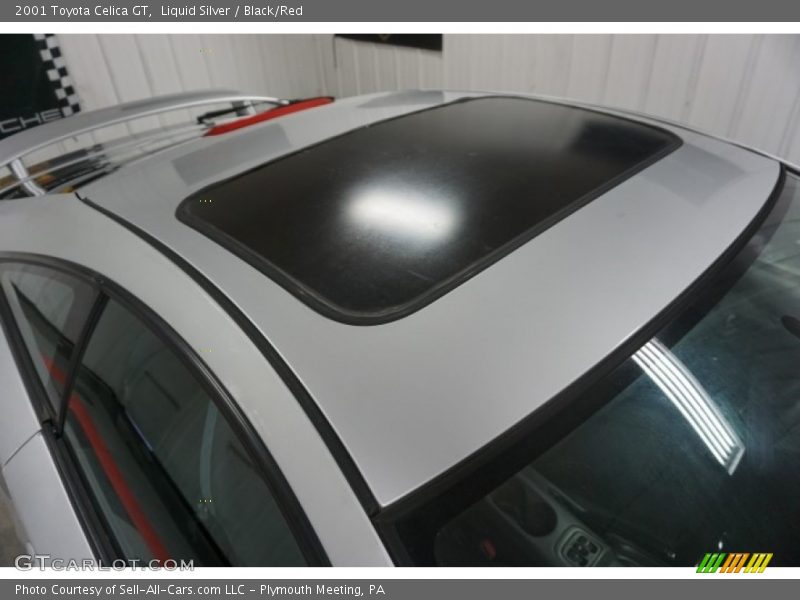 Liquid Silver / Black/Red 2001 Toyota Celica GT
