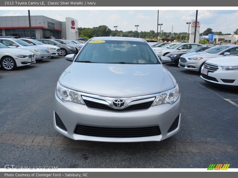 Classic Silver Metallic / Ivory 2013 Toyota Camry LE