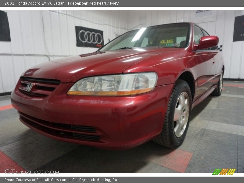 Firepepper Red Pearl / Ivory 2001 Honda Accord EX V6 Sedan