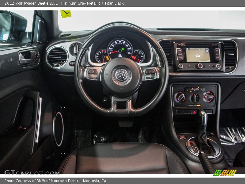 Platinum Gray Metallic / Titan Black 2012 Volkswagen Beetle 2.5L