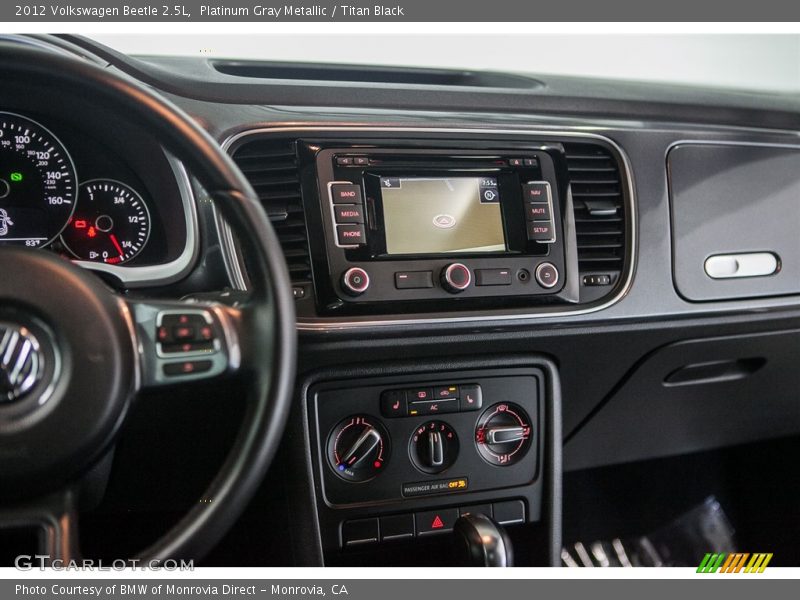 Platinum Gray Metallic / Titan Black 2012 Volkswagen Beetle 2.5L