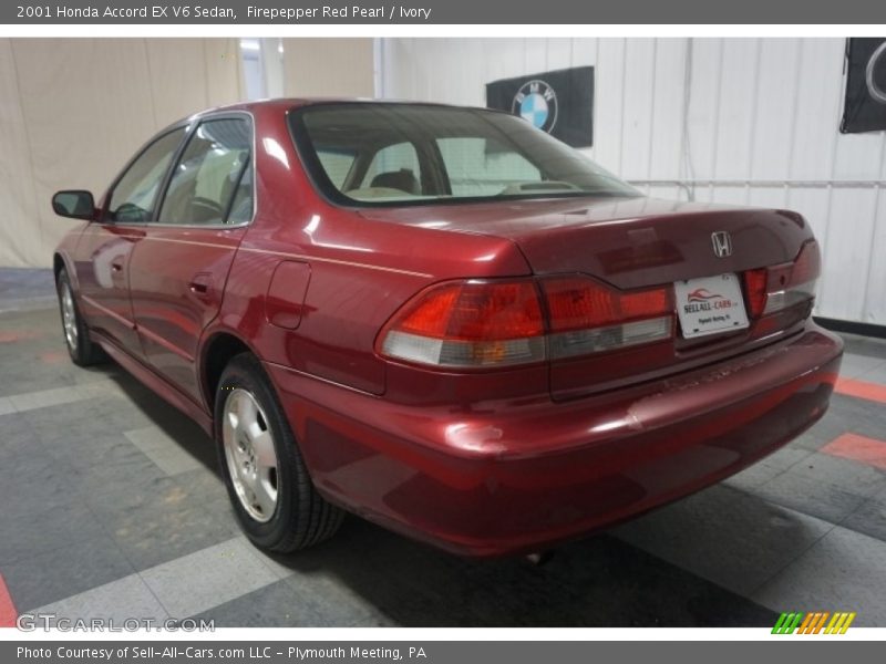 Firepepper Red Pearl / Ivory 2001 Honda Accord EX V6 Sedan