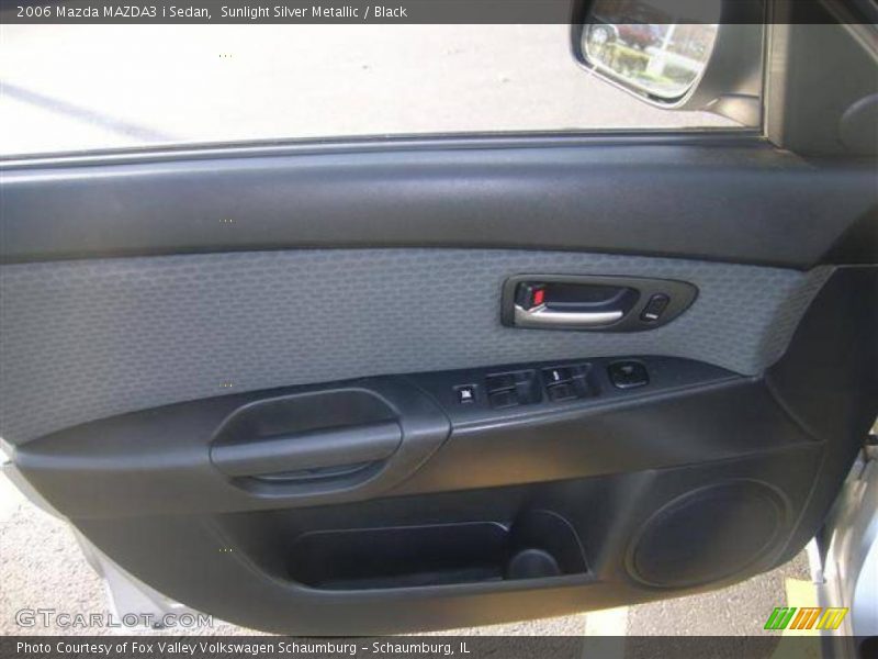 Sunlight Silver Metallic / Black 2006 Mazda MAZDA3 i Sedan