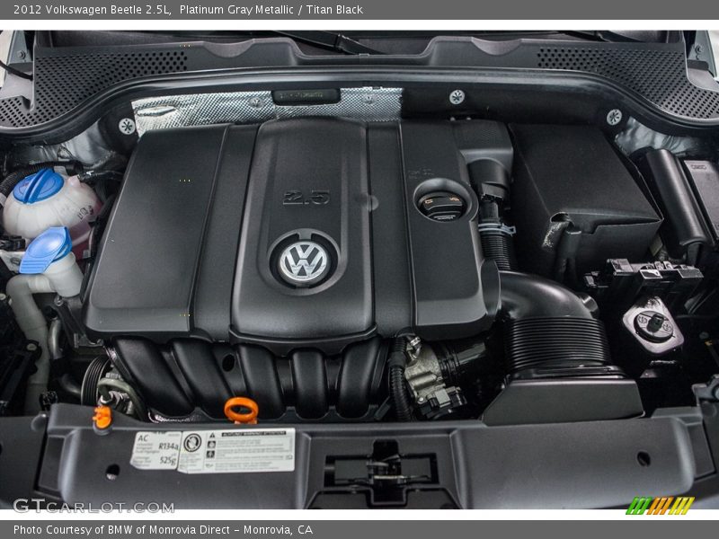 Platinum Gray Metallic / Titan Black 2012 Volkswagen Beetle 2.5L