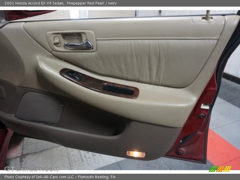 Firepepper Red Pearl / Ivory 2001 Honda Accord EX V6 Sedan