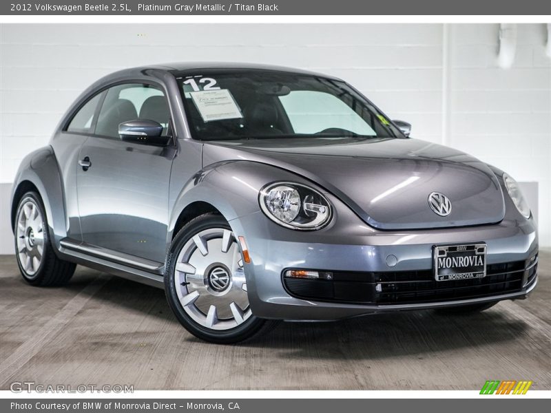 Platinum Gray Metallic / Titan Black 2012 Volkswagen Beetle 2.5L