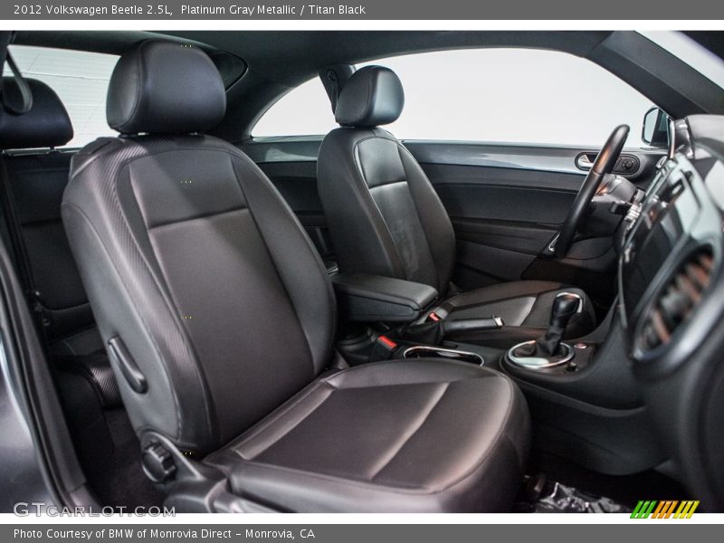 Platinum Gray Metallic / Titan Black 2012 Volkswagen Beetle 2.5L