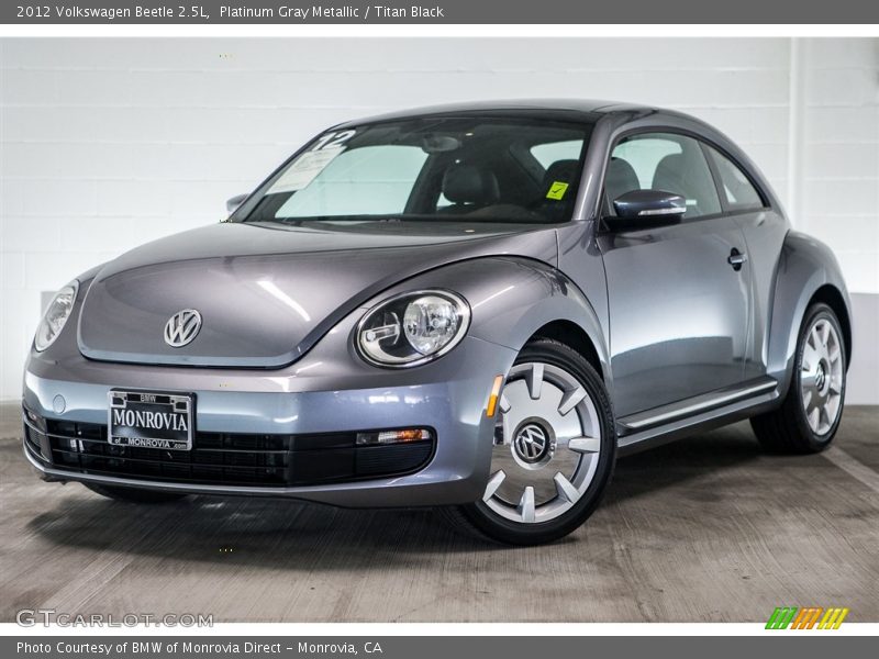 Platinum Gray Metallic / Titan Black 2012 Volkswagen Beetle 2.5L