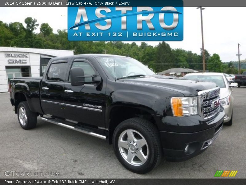 Onyx Black / Ebony 2014 GMC Sierra 2500HD Denali Crew Cab 4x4