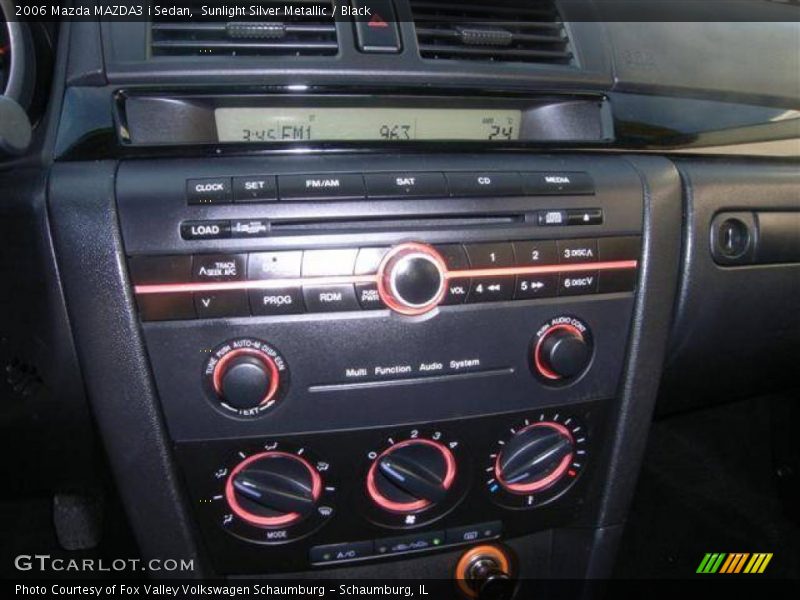 Sunlight Silver Metallic / Black 2006 Mazda MAZDA3 i Sedan
