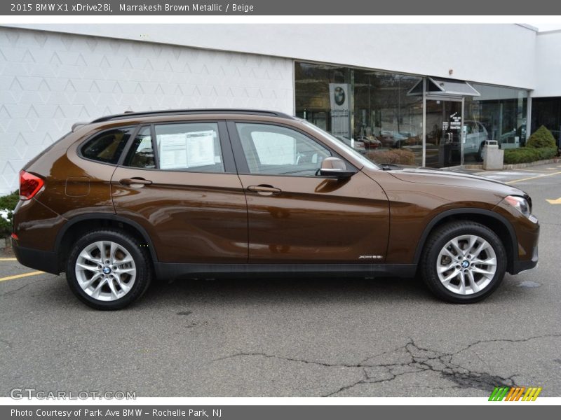 Marrakesh Brown Metallic / Beige 2015 BMW X1 xDrive28i