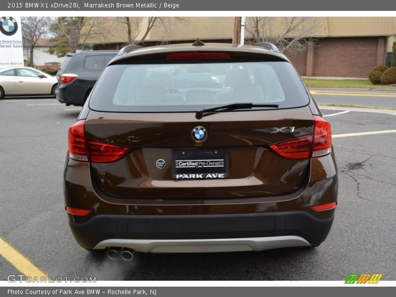 Marrakesh Brown Metallic / Beige 2015 BMW X1 xDrive28i