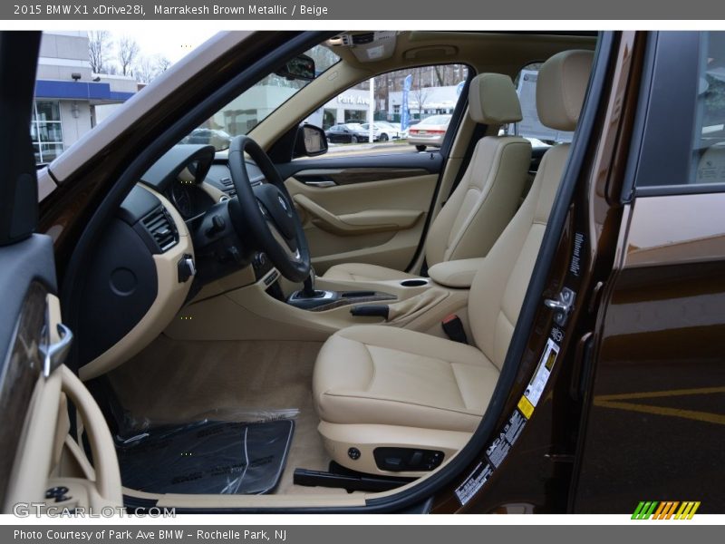 Marrakesh Brown Metallic / Beige 2015 BMW X1 xDrive28i