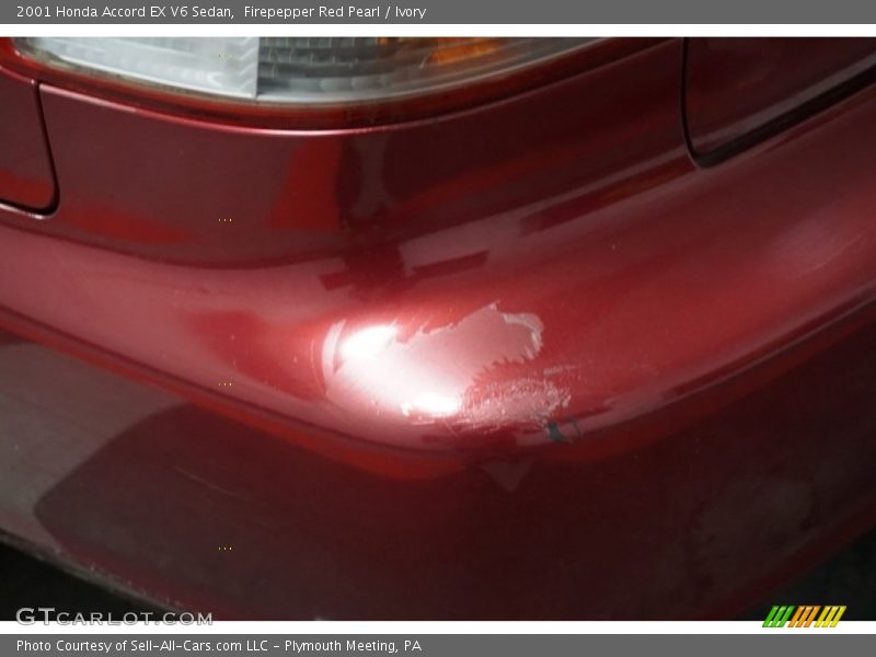 Firepepper Red Pearl / Ivory 2001 Honda Accord EX V6 Sedan