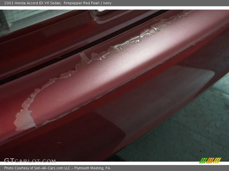 Firepepper Red Pearl / Ivory 2001 Honda Accord EX V6 Sedan