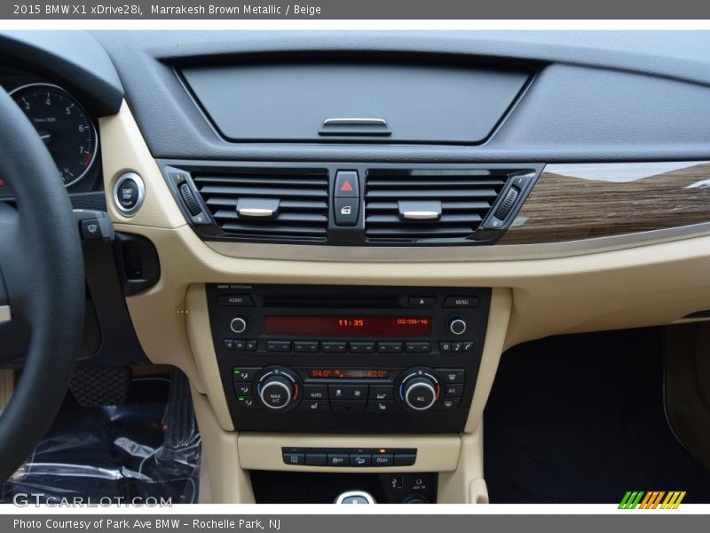 Marrakesh Brown Metallic / Beige 2015 BMW X1 xDrive28i