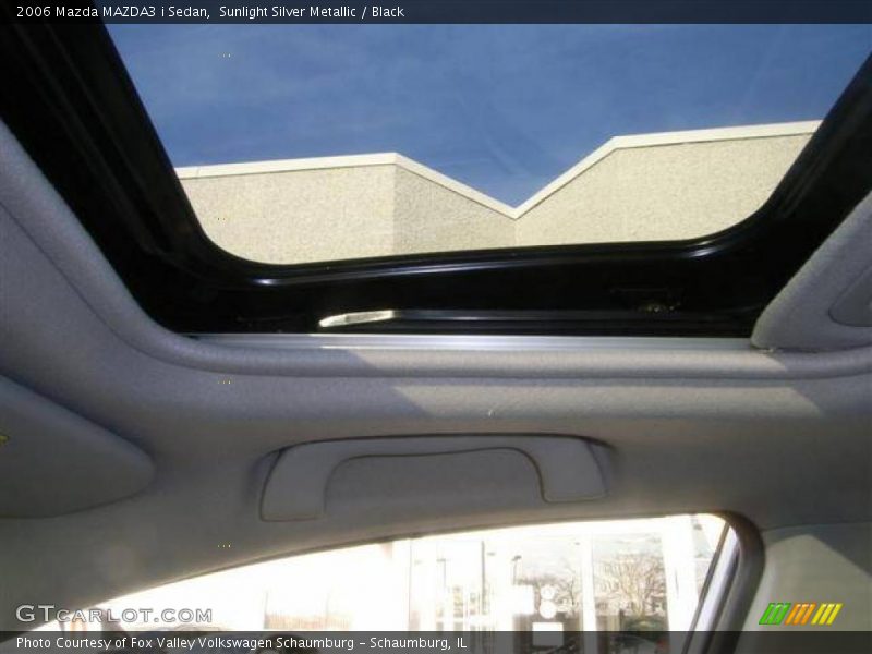 Sunlight Silver Metallic / Black 2006 Mazda MAZDA3 i Sedan