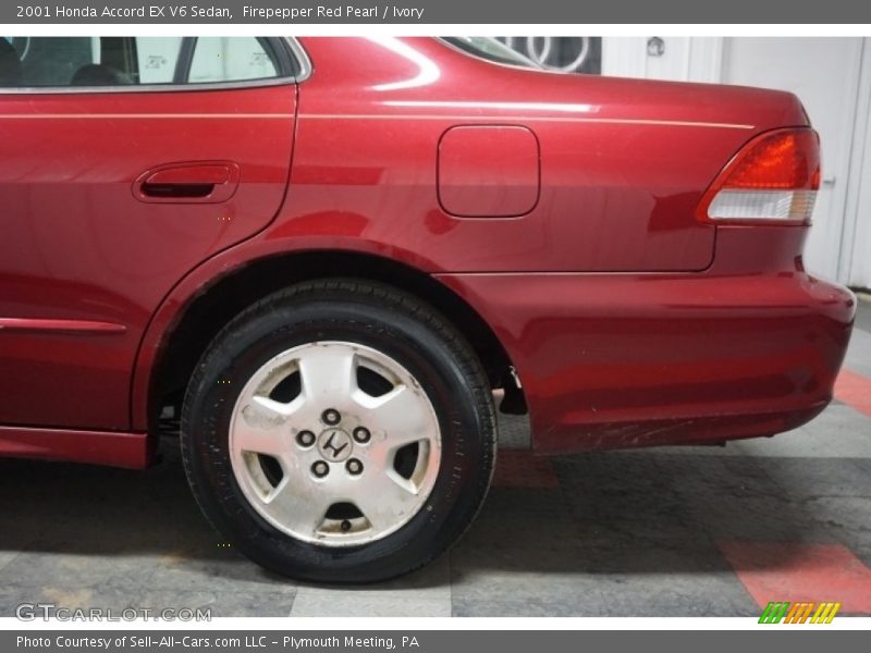 Firepepper Red Pearl / Ivory 2001 Honda Accord EX V6 Sedan