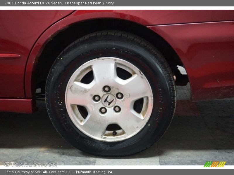 Firepepper Red Pearl / Ivory 2001 Honda Accord EX V6 Sedan