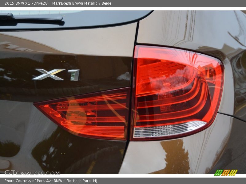 Marrakesh Brown Metallic / Beige 2015 BMW X1 xDrive28i