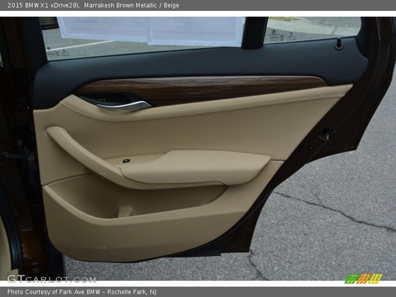 Marrakesh Brown Metallic / Beige 2015 BMW X1 xDrive28i