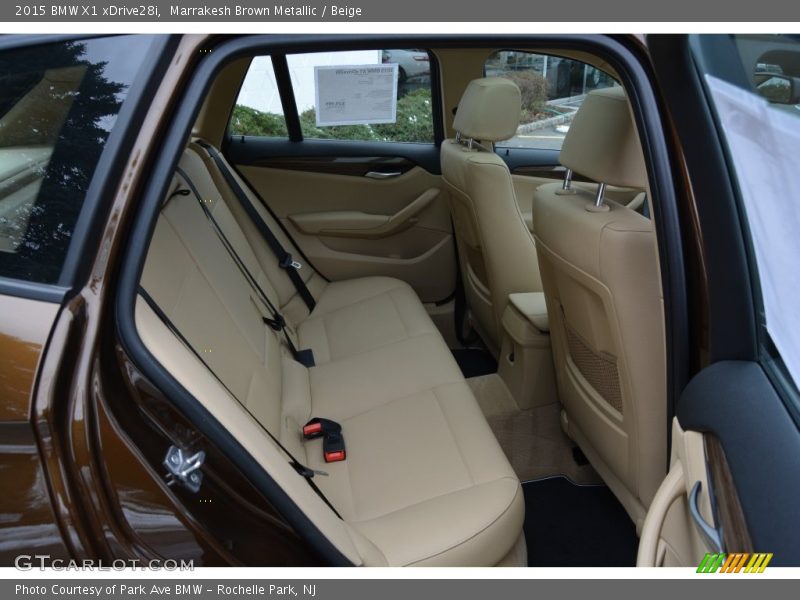 Marrakesh Brown Metallic / Beige 2015 BMW X1 xDrive28i