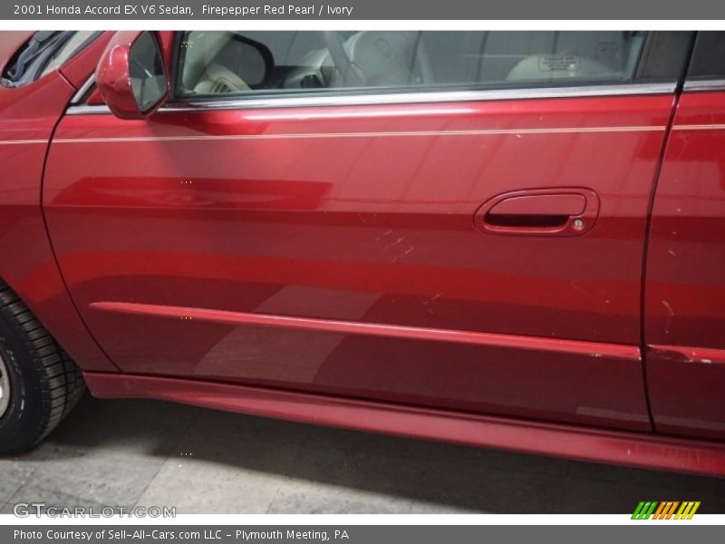 Firepepper Red Pearl / Ivory 2001 Honda Accord EX V6 Sedan