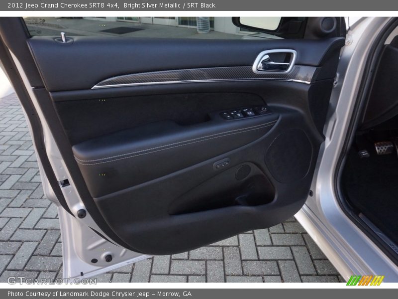 Bright Silver Metallic / SRT Black 2012 Jeep Grand Cherokee SRT8 4x4