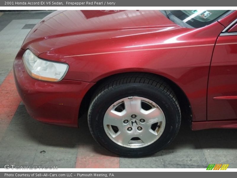 Firepepper Red Pearl / Ivory 2001 Honda Accord EX V6 Sedan