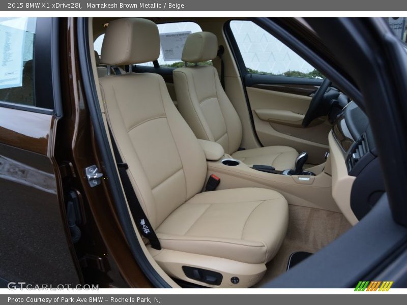 Marrakesh Brown Metallic / Beige 2015 BMW X1 xDrive28i