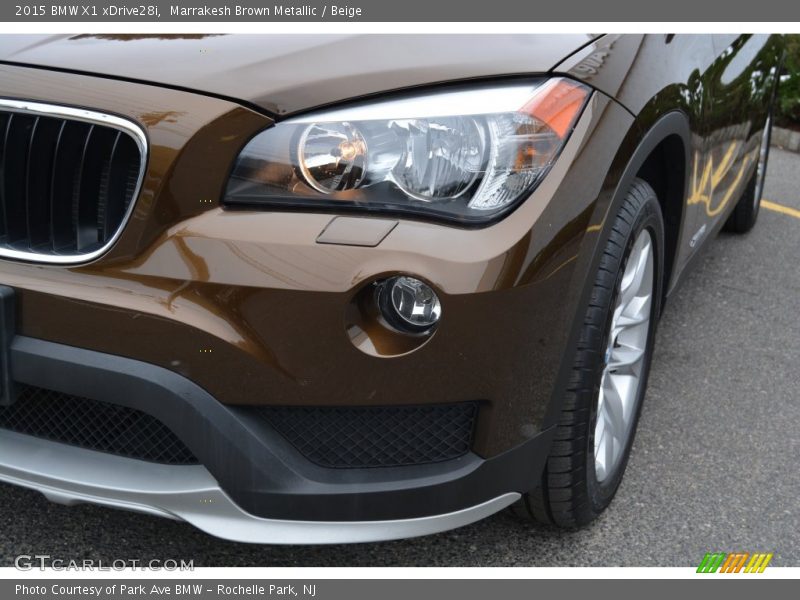 Marrakesh Brown Metallic / Beige 2015 BMW X1 xDrive28i