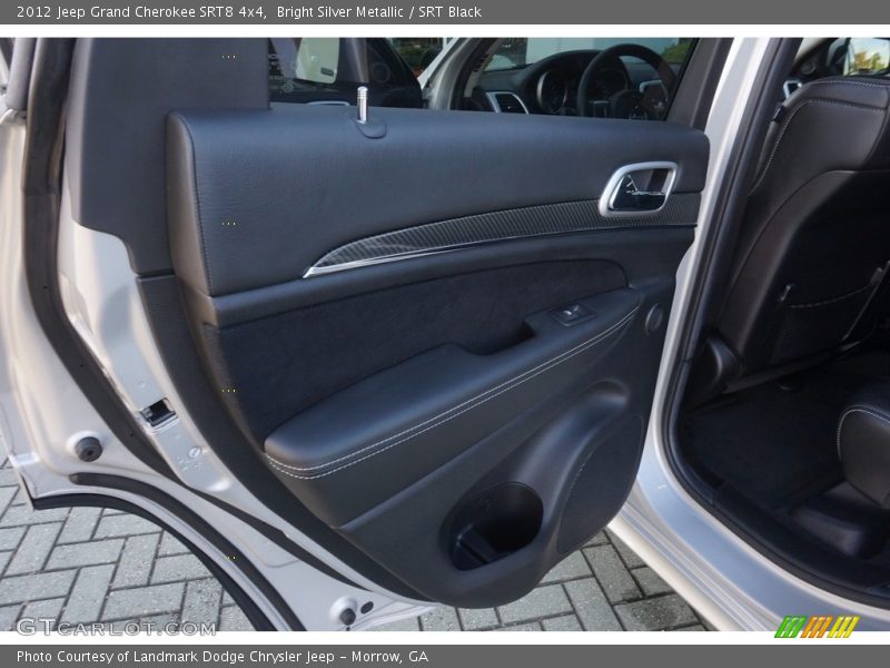 Bright Silver Metallic / SRT Black 2012 Jeep Grand Cherokee SRT8 4x4